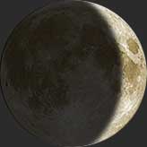 28/11/2022  - Luna crescente