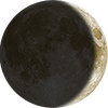 Waxing Crescent on 02/13/2024